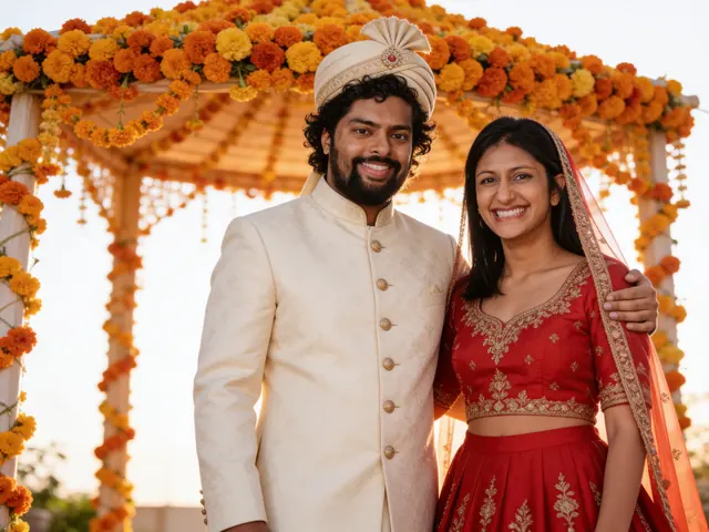 Result: Wedding under the mandap
