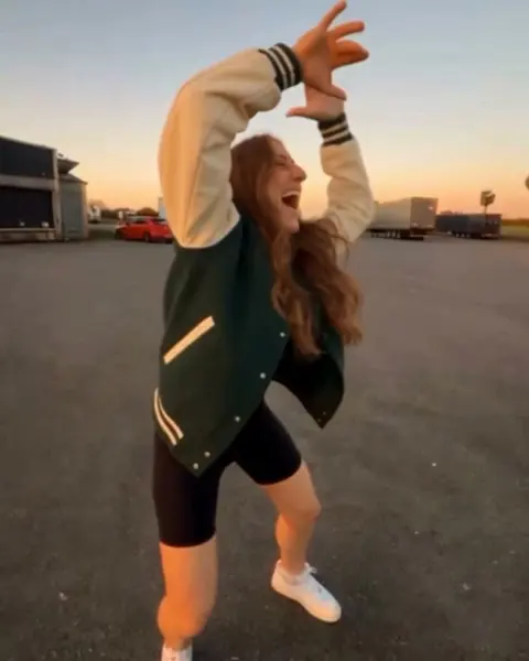 Opening dancer in the example